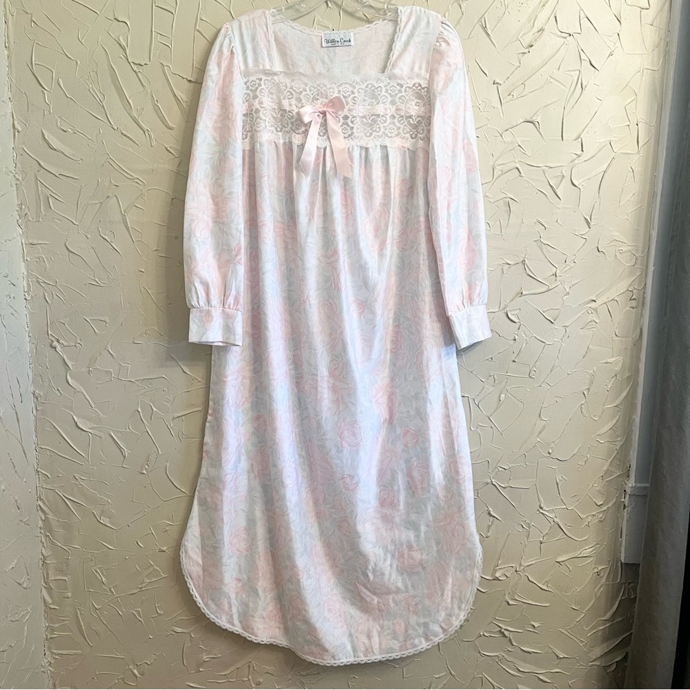 Vintage Willow Creek Floral Nightgown Cottagecore Size  Small